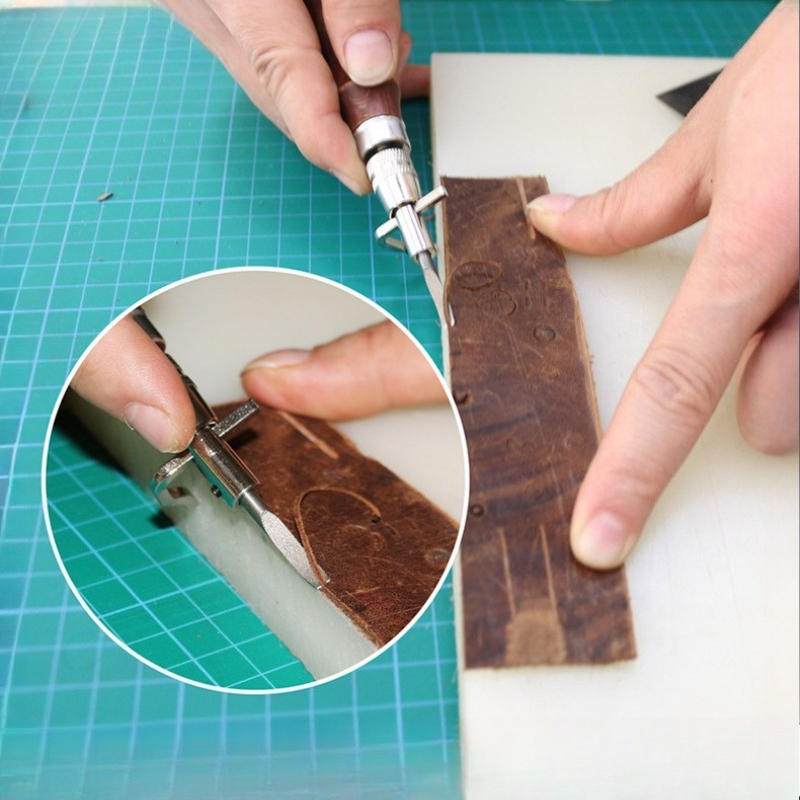 Groover Stitching Tool - เครื่องมือปรับแต่งหนัง 7-in-1 สำหรับงานหนัง DIY ทำมือ เครื่องมือเจาะรู