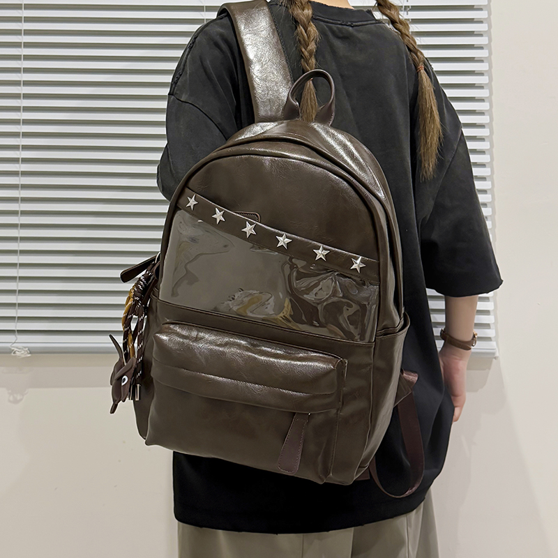 กระเป๋าเป้หนัง PU สำหรับผู้หญิ - Leather Work Rucksack Mens บทวิจารณ์และราคา