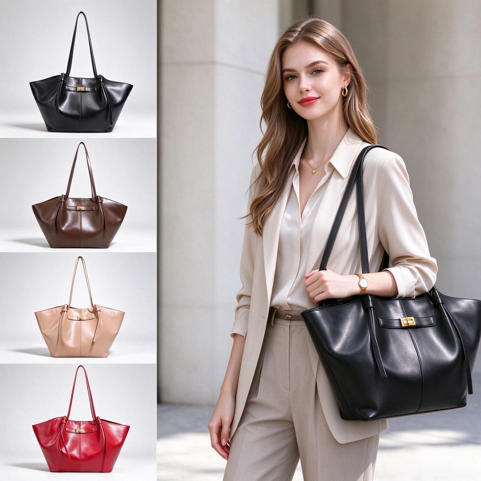 กระเป๋าโท้ททรงปีกหรูหราสำหรับผ - Leatherwork Designs บทวิจารณ์และราคา