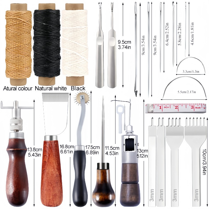 ชุดเครื่องมือช่างเย็บหนังมืออา - Groover Stitching Tool บทวิจารณ์และราคา